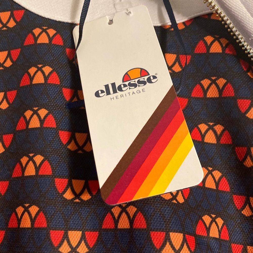 Ellesse Cecillo Retro Crop Track Jacket NWT - Picture 12 of 12